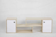 Λευκό δρύινο Λ γραφείο επίπλων μορφής σύγχρονο ξύλινο που τίθεται με συρτάρι και 2 ράφια