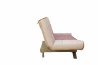 Καφετής καναπές κοιμώμεών Flodable τμηματικός, κρεβάτι καναπέδων 3 Seater με το διευθετήσιμο οπίσθιο στήριγμα