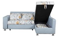 Κρυμμένες επιφάνειες κρεβατιών εγχώριων καναπέδων περίπτωσης αποθήκευσης αδιάβροχες με τη βασίλισσα Size Mattress